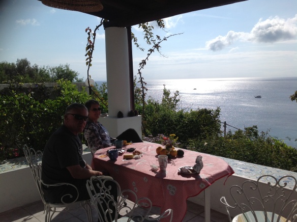 A Lovely Place for Breakfast - on the Veranda